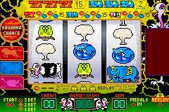 Jissen Pachi-Slot Hisshouhou! Juuou Advance screenshot 3 for GameBoy Advance